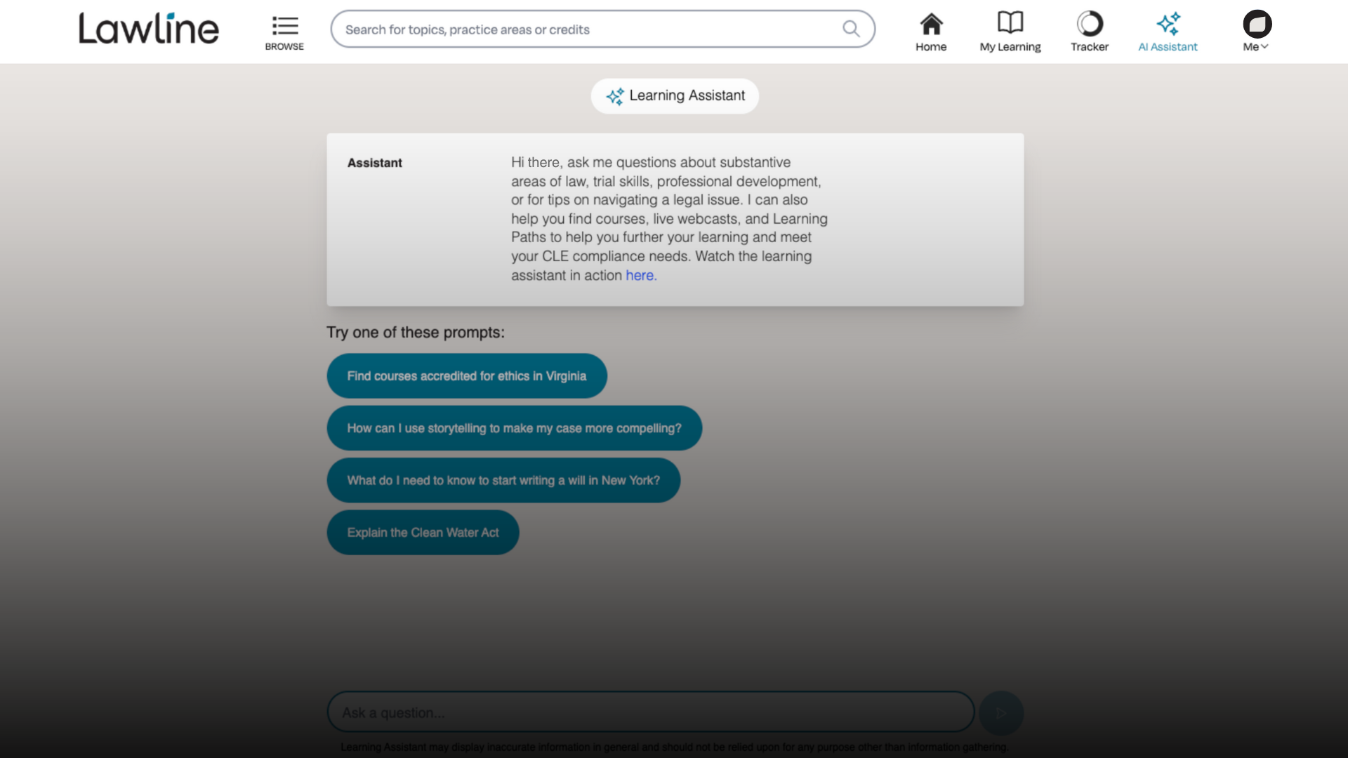 LAWLINE AI LEARNING ASSISTANT logo